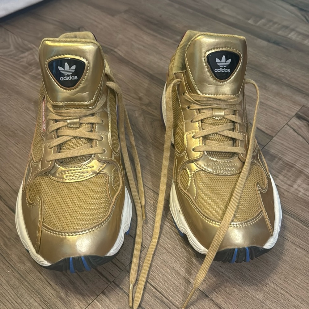 Adidas Falcon Gold Metallic Wmns 7 Sneaker
